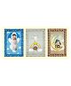NEW COMERS Baby's Cotton Bed Multi Purpose Cushioned Cradle Sleeping Mat  -Pack of 3
