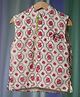 Love The World Today Cotton Sleeveless Floral Printed Nehru Jacket - White