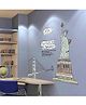 Oren Empower Statue of Liberty Large Wall Sticker - Light Grey
