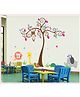 Oren Empower Wall Sticker Animal & Tree Print - Multicolor