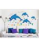 Orem Empower Dolphins Wall Sticker - Blue