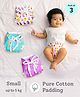 SuperBottoms First Love Premium DryFeel Langot for 0-9M Babies | 100% Cotton Padding | Bummy World | Pack of 3 | 0-5kg