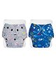 SuperBottoms BASIC Reusable Cloth Diaper for babies 0-3 Years | Freesize Adjustable, Washable and Reusable Cloth Diaper for babies | Shell with insert | Pack of 2