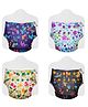SuperBottoms Freesize UNO Cloth Diaper | 3M - 3Y | Reusable, Absorbs 4-5 Pees - Pack of 4 | Fits 7-17 Kg