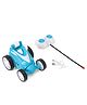 Kids Fun Toys Stunt Car with Remote Control Rechargeable Battery in Car and Charging Cable - Blue Remote  Color May Vary