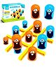 AKN TOYS Gobble Board Game Tic-Tac-Toe Game Surprise Tic Tac Toe Blue Orange Gobble Game, Board Game Indoor Game Family Game Classic Game Pack of 1 - Color May Vary