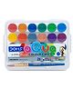 Doms Water Color Cakes 24 Shades (15 mm) - Multicolor