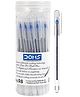 Doms Kika R8 Blue Ball Pen Jar 2400 - 25 Pieces