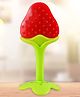 Kidbea Strawberry Shape Silicone Baby Teether - Red