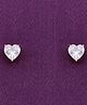 KAI JEWEL -  Rose Gold Sterling Silver Earrings - Dainty Hearts - Rose Gold