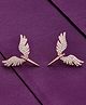 KAI JEWEL - Pretty Phoenix Sterling Silver Rose Gold Studs Earrings - Rose Gold