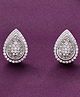 KAI JEWEL - Sterling Tear Drops Casual Silver Studs Earrings - Silver