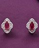 KAI JEWEL - Blissful Silver Studs Earrings - Silver