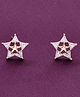KAI JEWEL - Stars Zircon Studded Sterling Silver Rose Gold Earrings - Rose Gold