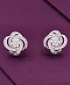 Kai Jewel - Royal Knot Statement Silver Earrings - Silver