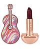 Colors Queen Rock Star Glitter Matte Lipstick Royal Maroon 6- 3g