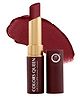 Colors Queen Luscious Lips - Non Transfer Creamy Matte Lipstick Wild Maroon 9- 3.5 g