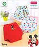 Babyhug Disney Mickey Mouse Print Training Pant Pack of 3 (suitalble for age group 9-12 Months)- Red