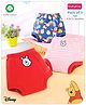 Babyhug Disney Teddy Bear Print Print Training Pant Pack of 3 (suitalble for age group 9-12 Months) - Red