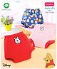 Babyhug Disney Teddy Bear Print Training Pant Pack of 3 (suitalble for age group 3-4 Years) - Red