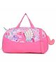 Ji and Ja Duffle Bag for|Girls Kids Gym Bag Sports Travel Bag Weekender Overnight Bag Big Size for Kids/Teenagers Duffle Bag (Unicorn with Hair Pink)