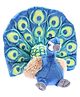 Wild Republic Peacock Soft Toy Multicolor - Length 23 cm