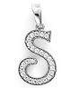 Vinayak House of Silver The Silver 'S' Pendant-Silver