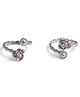Vinayak House Of SilverThe Floral Delight Spin Toe Ring-Silver