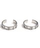 Vinayak House Of SilverThe Chic Band Toe Ring-Silver