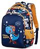Bunie Dinosaur Theme Lightweight Backpack for Kids  Blue - 14 Inches