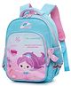 Bunie Mermaid Theme Lightweight Backpack for Kids Girls Blue -12.6 Inches