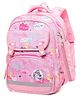 Bunie 15 Inches Unicorn Theme Large Capacity School Backpack with Pouch for Girls Pink