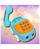 Bunie Pull Along Musical Phone Car Toy with Light & Sound  Pack of 1 Random Color