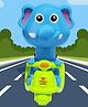 Bunie Press and Go Elephant with Scooter Toy  Multicolor