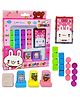 Bunie Rabbit Theme Rubber DIY Coloring & Stamping Set  Pink