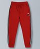 Plumtree Cotton Champs Text Printed Joggers - Red