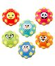 Toysire Crazy Bounce Ball for Kids with Soft Rubber Fun Playground Toy - Pack of 2 (random Color)