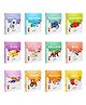 Aditi Toys My First Complete Learning Library Box Set of 12 Board Books Gift Set for Kids Includes Numbers, Alphabets, Fruits, Vegetables, Colors, Shapes, Animals, and More Easy & Fun Way of Learning (Pack of 12)