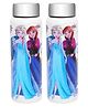 Jaypee Plus Galaxy Prime Stainless Steel Disney Princess 3D Print Kids Water Bottle Pack of 2-Rust & Leak Proof, Fast Fridge Cooling, 720ml Each