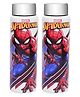 Jaypee Plus Galaxy Prime Stainless Steel Disney Marvel SpiderMan 3D Print Kids Water Bottle Pack of 2-Rust & Leak Proof, Fast Fridge Cooling, 720ml Each