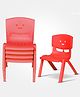 Toy Plus Kids Smiley Chair Set of 4 - Red