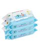 Tots & Bubbles Gentle Baby Wet Wipes with lid, Alcohol free, Natural plant fabric | 72 Pcs (Pack of 3)