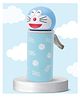 Paper Moon Doraemon Glass Water Bottle with Sleeve for Kids BPA-Free and Reusable, 1pc - 320ml (Color May Vary)