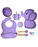 Ji and Ja 7 IN 1 ELEPHANT SILICON FEEDING COMBO (Color May Vary)