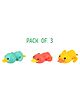NEGOCIO Bath Toy Wind upAnimal Lovely Portable Funny Cartoon Floating Toy for Kid Cartoon Lovely Duck PACK OF 3 - COLOR MAY VARY