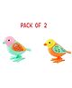 NEGOCIO Colorful Funny Key Operated Wind up Jumping Bird Toy-PACK OF 2 - COLOR MAY VARY