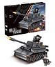 SVE Tiger Heavy Tank, WW2 Armed Tank Building Set, Military Construction Model Toy for Teen Gift Giving (385 Pieces)