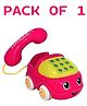 NEGOCIO Friction Powered Pull Along Musical Phone Car Toy for Kids, Electronic Music Multi-Functional Cell Phone Telephone Car Toy- PACK OF 1- COLOR MAY VARY