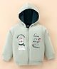 CUCUMBER Taffeta Full Sleeves Winter Jacket Polar Bear Print - Pista Green