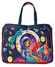 Ji and Ja A3 Size Drawing Activity Tote Carrying Bags with Multiple Pockets, Made for Artist and Drawing Kids Multi Layer (Space Explore)